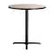 National Public Seating NPS Cafe Table, 36 Round, X Base, 36 Height CT13636XCGY - alternate 2